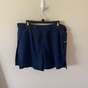 Navy blue athletic shorts. Size medium(8-10)